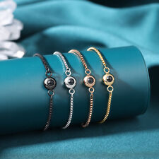 Photo Projection Hidden Picture Women's Bracelet Mystery Keepsake Gift Idea