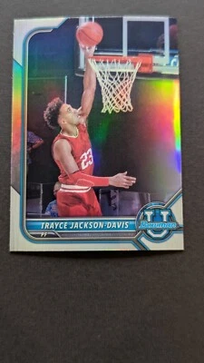 2022 Topps Bowman U Refractor Trayce Jackson-Davis RC Rookie - Image 1 of 2