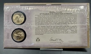 2010 Abraham Lincoln 16Th Presidential Dollar P & D 2 coins Set First Day OGP - Picture 1 of 2
