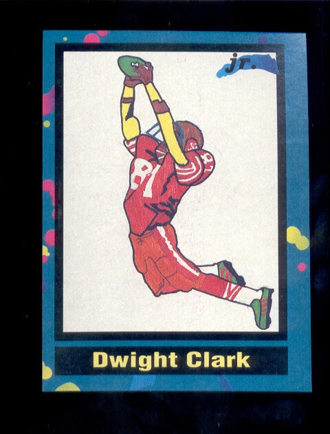 1991 Tuff Stuff DWIGHT CLARK San Francisco 49ers The Catch Fan Art Magazine Card - Image 1 of 1