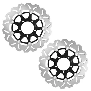 For Kawasaki ZX-6R Ninja 636 2013-2024 Z 800 13-17 Pair Wavy Front Brake Discs - Bild 1 von 9