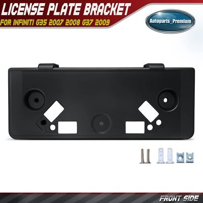Soporte de matrícula frontal herrajes para Infiniti G35 2007 2008 G37 96210Jk600 Foto 1 de 4
