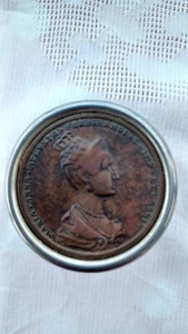 Orig.Münze Maria Anna Augusta Fernandi I imp et Regis - Zigarettenetui - Bild 1 von 6