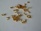 Calottes / Necklace Ends For Jewellery Making With Loop For 36. Gold (colour)