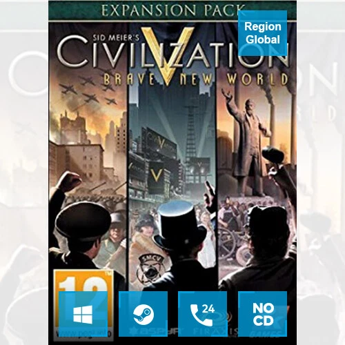 Sid Meier's Civilization V 5 Brave New World DLC PC Game Steam Key Region Free - Image 1 of 1
