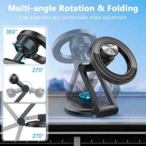 For iPhone 16 15 14 13 Pro Max Magnetic Car Phone Holder Mount MagSafe Compatibl - Picture 1 of 7