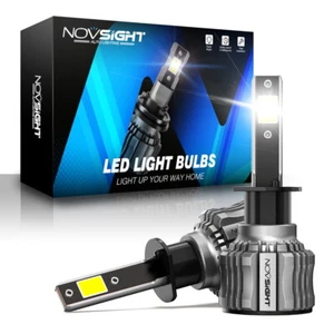NOVSIGHT 72W 15000LM Paar H1 LED Scheinwerfer 6500K Ersetzen Halogen Lampen