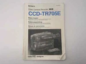 Sony CCD-TR705E Vidéo Hi8 Caméra Enregistreur Mode D 'em Ploi - Photo 1 sur 1