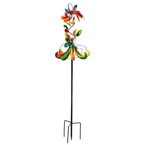 Evergreen, Wind Spinners, 80,75"H Creative Wind Spinners, colores primarios - Imagen 1 de 3
