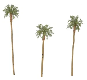 NEW Woodland N/HO Train Scenery Royal Palm Tree 3-1/2" 4-5/8" (3) TR1617 - Picture 1 of 1