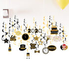  30 Pcs New Years Party Themes 2020 Swirls Ornaments Pendant