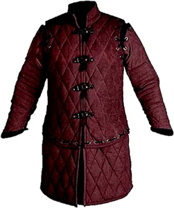 Gambeson Thick Padded Full Sleeves Gambeson Coat Aketon Jacket Armor Renfaistsca - Bild 1 von 1