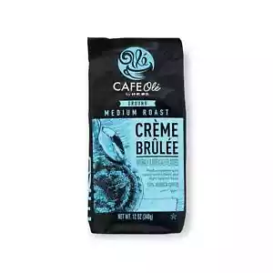 Crème Brûlèe Cafe Ole ground medium roast coffee 12oz bag by H.E.B. - Picture 1 of 1
