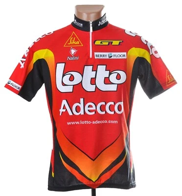 CAMISETA CICLISMO VELO JERSEY LOTTO ADECCO TEAM TALLA S Foto 1 de 4