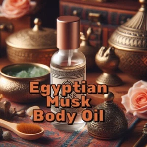 2x Egyptian Musk Perfume Body Oil - Thick & Uncut 1/4 oz 2 Bottles - Picture 1 of 2