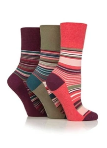 6 pares de calcetines superiores de panal sin ataduras Wilderness de agarre suave para damas Reino Unido 4-8 - Imagen 1 de 2