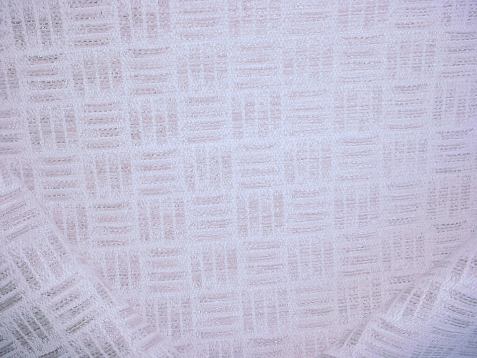 Brunschwig et Fils BF10687.108 Seismic Pearl White Crosshatch Upholstery Fabric - Image 1 of 3