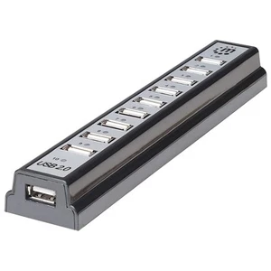 Manhattan Hi-Speed USB 2.0 Desktop Hub ( 10 Ports Stromversorgung über USB oder - Photo 1/6