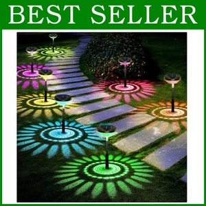 Solar Wegeleuchten Außen, 8er Pack Mehrfarbig & Warmweiß - Bild 1 von 8