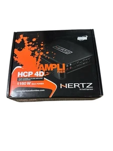 Nuovo AMPLIFICATORE HERTZ HCP4D 4 CANALI 580W RMS COMPONENTI ALTOPARLANTI CLASSE D AMPLIFICATORE AUTO. - Foto 1 di 3