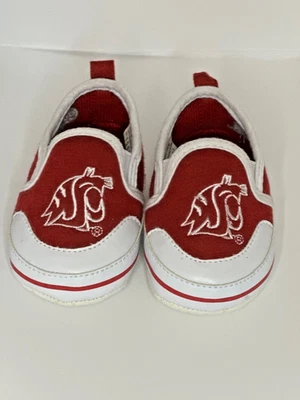 Zapatos infantiles de la Universidad Estatal de Washington (WSU) - Talla 4 - ¡Vamos cougs! Foto 1 de 4