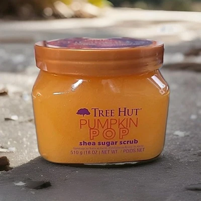 Tree Hut Pumpkin Pop Shea Sugar Scrub Exfoliating Body Scrub 18 fl oz - Image 1 of 2