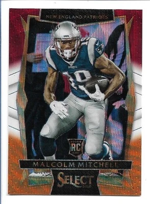 Malcolm Mitchell  2016 Panini Select Tri-Color Prizm Rookie #77 - Patriots RC - Image 1 of 2