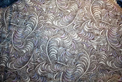 FEATHERS IN GRAY FROM JINNY BEYER - 100% COTTON FABRIC - Image 1 of 4
