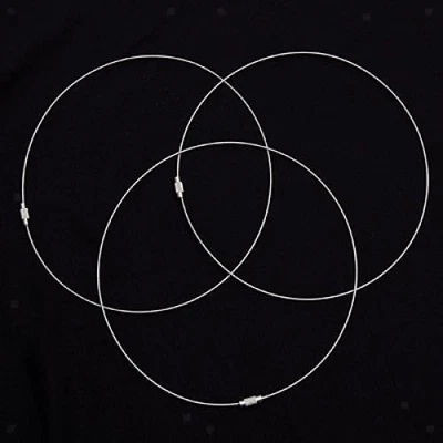 Girocolli Con Collare In Filo Tono Argento Da 20 Pezzi - Immagine 1 di 4