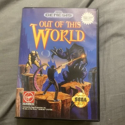 Out of This World -Sega Genesis - 1994 CIB Complete - With Manual - Image 1 of 4