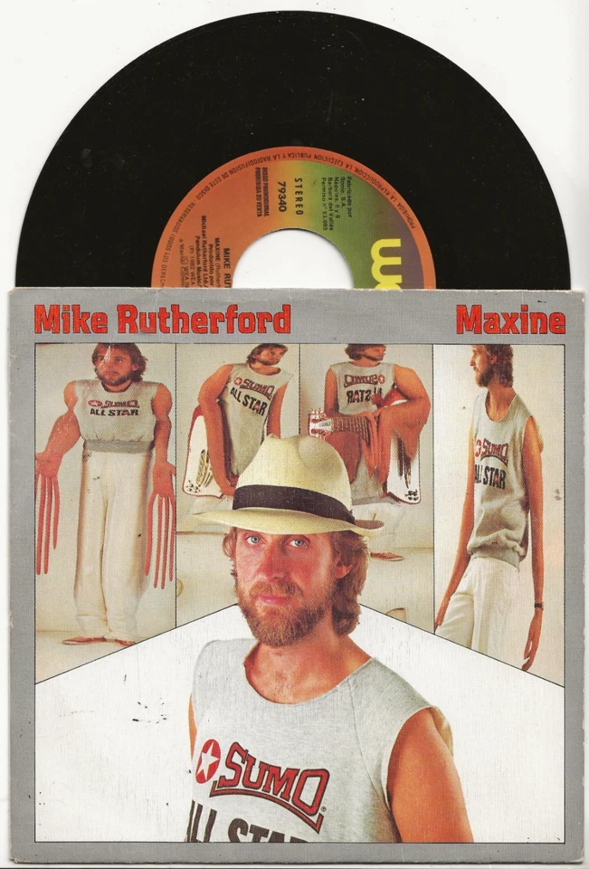 MIKE RUTHERFORD GENESIS MAXINE SPAIN PROMO-ONLY SINGLE FROM 1982 - Image 1 of 1