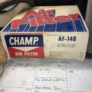 Ford Mercury Bronco V8. 1962-1967. NOS Air Filter . Vintage NOS . Champ AF-148. - Bild 1 von 5