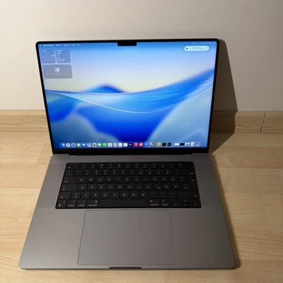 Apple MacBook Pro 16.2 inch | M1 Max | 2021 | 1TB SSD | 32GB RAM | Space Grey - Image 1 of 4