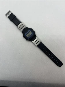 Casio F105 Digital Chronograph Watch. Black Resin Band, Alarm, Illuminator. - Picture 1 of 5