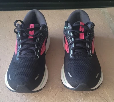 Zapatillas Mujer Talla 10.5 (B) Brooks Ghost 14 Negro Rosa Verde Menta 1203561B013 Foto 1 de 4