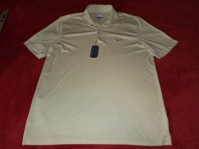 CAMISA POLO GREG NORMAN PLAY DRY GOLF PARA HOMBRE XL DORADA ELÁSTICA NUEVA Foto 1 de 4