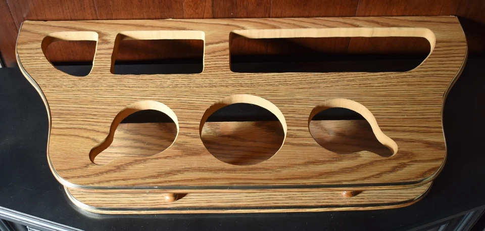 Soporte para carrito de bebidas de vehículo de madera personalizado para furgonetas autos Foto 1 de 4