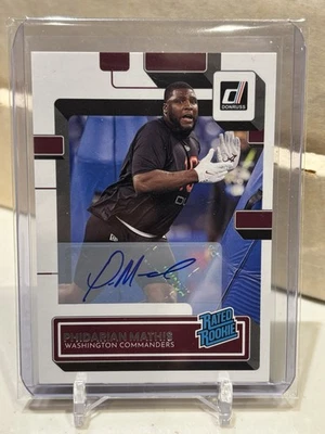 2022 Donruss #371 Phidarian Mathis Rated Rookie Autograph - Image 1 of 2
