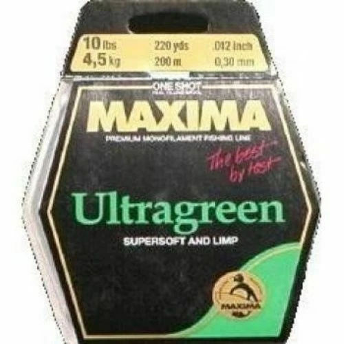 Maxima MOSS10 One Shot Green 10 LB 220 Yard Fishing Monofilament