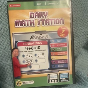 Lakeshore Math Grades 1-3 Daily Math Station 2012 - 7 Math Skills - Imagen 1 de 14