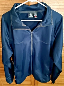 Stormtech Mens Large Full Zip Jacket Blue Sweat Jacket - Picture 1 of 6