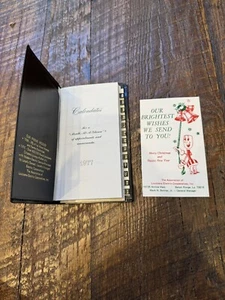NEW VTG 1977 Pocket Calendar Contacts Notepad -  Electric Cooperatives Branded - Picture 1 of 5