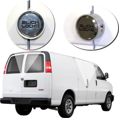 Slick Locks Puck Lock Kit for Chevy/GMC Express/Savana Vans (GM-FVK-1-TK) Hinged - Image 1 of 4