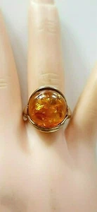 GOLD RING ° 333 / 1000 ° 8 K ° BERNSTEIN ° Goldschmuck ° - Bild 1 von 10