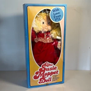 The Susie Moppet Puppe 1985 Neu im Karton Singing Tammy Bakker Plüschpuppe - Bild 1 von 6