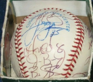 1996 Chicago White Sox Team SIGNED AUTOGRAPHED Baseball Thomas Guillen Baines - Picture 1 of 6