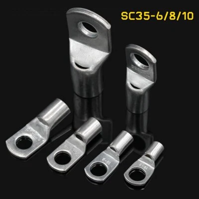 Cable Copper Lug Ring Terminal Wire Connector Battery Welding Crimp 35mm² 6/8/10 - Image 1 of 4
