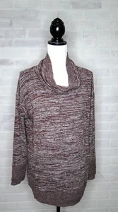 Talbots Light Soft Cowl Neck Tunic Sweater Purple Women's Plus Size 1X - Picture 1 of 8