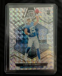 2024 Panini Mosaic Ladd McConkey Silver Mosaic Prizm #334 Rookie RC Chargers - Picture 1 of 2
