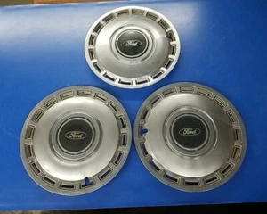 *Set of 3* Vintage 1984-1985 Ford Tempo 13" Hubcaps Wheel Covers USED. #836 - Picture 1 of 19